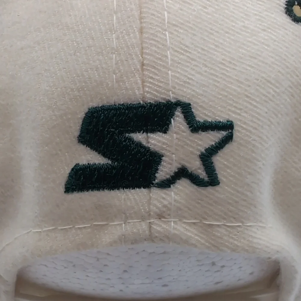 Starter| NWT NFL Vintage White Green Bay Packers Wool Sports Cap Snap Back - Picture 8 of 15